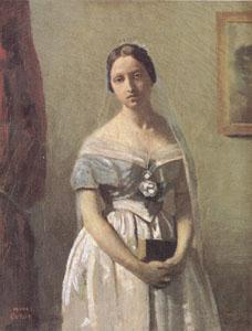 Jean Baptiste Camille  Corot The Bride (mk05) Sweden oil painting art
